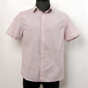 Goodfellow & Co. Pink Cotton Shirt Short Sleeves M